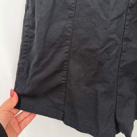 Free People Black Sleeveless Romper Tie Front Cutout Back Casual Womens Size 2 - Picture 6 of 12